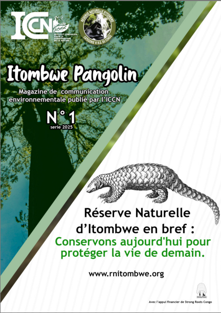Couverture du magazine Itombwe Pangolin